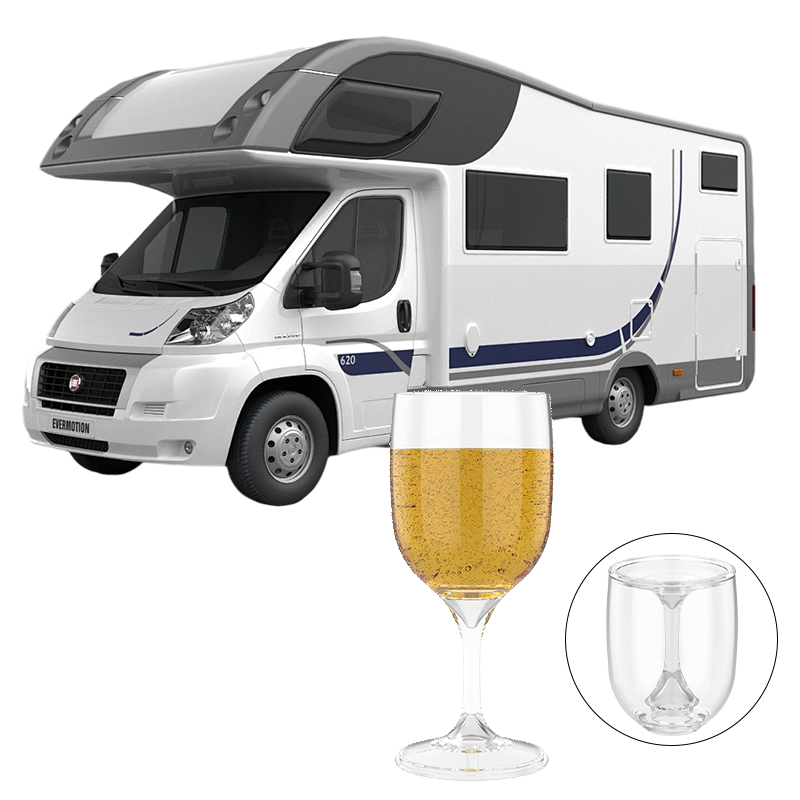 Wine & Beer Guayaquil - Gelas Anggur Portabel RV, Gelas Koktail