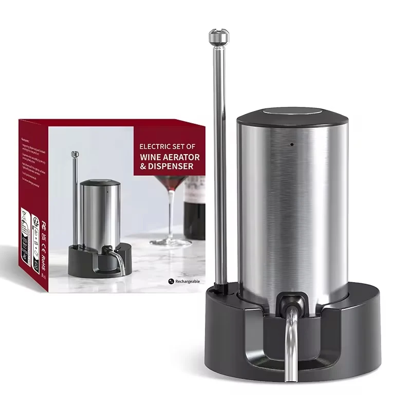 Wine Aerator Pour - Aerator anggur elektrik cerdas dan Dispenser,