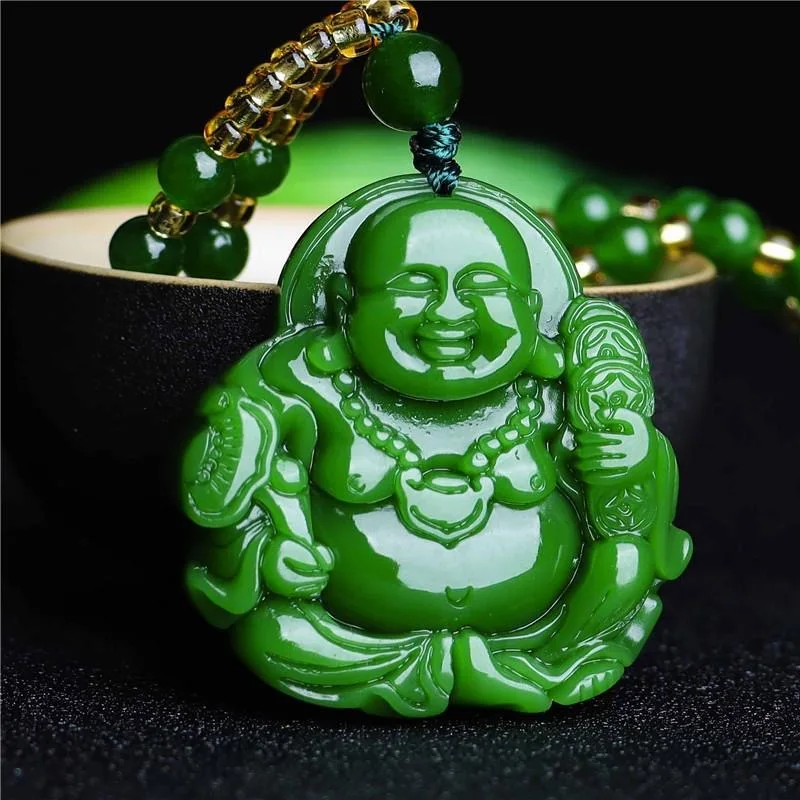 Cina Green Jade Maitreya Buddh - Cocktail Shaker Set ulasan dan harga