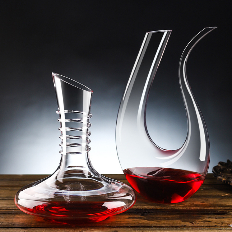 Dekanter Anggur Kaca Kristal M - Wine Aerator Pour ulasan dan harga